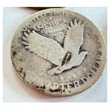 Set of 4 Standing Liberty Quarters with Visible 1929 Date Set of 4 Standing Liberty Quarters with Visible 1929 Date