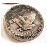 Set of 4 Standing Liberty Quarters with Visible 1929 Date Set of 4 Standing Liberty Quarters with Visible 1929 Date