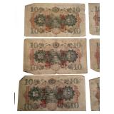 Lot of 10 Japanese Military Currency 10 Yen Banknotes WWII Era Lot of 10 Japanese Military Currency 10 Yen Banknotes WWII Era