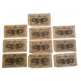 Lot of 10 Japanese Military Currency 10 Yen Banknotes WWII Era Lot of 10 Japanese Military Currency 10 Yen Banknotes WWII Era