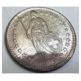 Set of 3 Swiss Helvetia 2 Franc Silver Coins 1946, 1960, 1961 Set of 3 Swiss Helvetia 2 Franc Silver Coins 1946, 1960, 1961