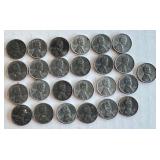 Collection of 25 1943 Steel Lincoln Wheat Pennies Mixed Mints Collection of 25 1943 Steel Lincoln Wheat Pennies Mixed Mints