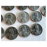 Collection of 25 1943 Steel Lincoln Wheat Pennies Mixed Mints Collection of 25 1943 Steel Lincoln Wheat Pennies Mixed Mints
