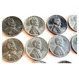 Collection of 25 1943 Steel Lincoln Wheat Pennies Mixed Mints Collection of 25 1943 Steel Lincoln Wheat Pennies Mixed Mints