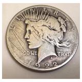 1922-D Peace Silver Dollar 1922-D Peace Silver Dollar