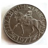 1977 Queen Elizabeth II Silver Jubilee Crown Coin 1977 Queen Elizabeth II Silver Jubilee Crown Coin