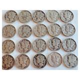 Set of 25 Buffalo Nickel Coins Mixed Dates Set of 25 Buffalo Nickel Coins Mixed Dates