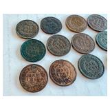 Lot of 12 Indian Head Pennies 1899-1908 Lot of 12 Indian Head Pennies 1899-1908