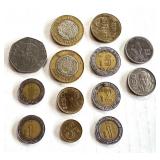 Collection of Assorted Mexican Peso Coins Collection of Assorted Mexican Peso Coins