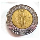 Collection of Assorted Mexican Peso Coins Collection of Assorted Mexican Peso Coins