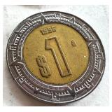 Collection of Assorted Mexican Peso Coins Collection of Assorted Mexican Peso Coins