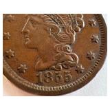1855 Liberty Head Large Cent 1855 Liberty Head Large Cent