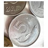 Assorted Foreign Coin Collection with World and Vintage Pieces Assorted Foreign Coin Collection with World and Vintage Pieces