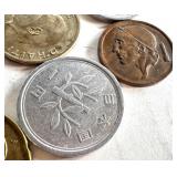 Assorted Foreign Coin Collection with World and Vintage Pieces Assorted Foreign Coin Collection with World and Vintage Pieces