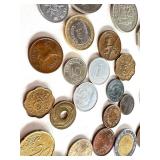 Assorted Foreign Coin Collection with World and Vintage Pieces Assorted Foreign Coin Collection with World and Vintage Pieces