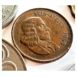 Assorted Foreign Coin Collection with World and Vintage Pieces Assorted Foreign Coin Collection with World and Vintage Pieces