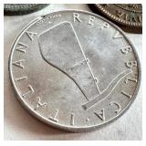 Assorted Foreign Coin Collection with World and Vintage Pieces Assorted Foreign Coin Collection with World and Vintage Pieces