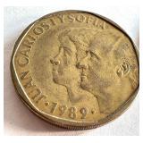 Collection of 16 Spanish Peseta Coins, Juan Carlos I, 1975-1990 Collection of 16 Spanish Peseta Coins, Juan Carlos I, 1975-1990