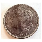 1921-D Morgan Silver Dollar Coin 1921-D Morgan Silver Dollar Coin