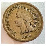 Collection of 6 Indian Head Pennies 1860-1908 Collection of 6 Indian Head Pennies 1860-1908