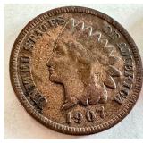 Collection of 6 Indian Head Pennies 1860-1908 Collection of 6 Indian Head Pennies 1860-1908