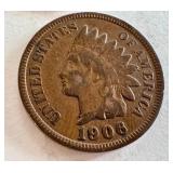 Collection of 6 Indian Head Pennies 1860-1908 Collection of 6 Indian Head Pennies 1860-1908