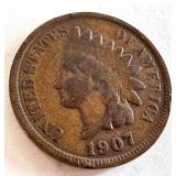 Collection of 6 Indian Head Pennies 1860-1908 Collection of 6 Indian Head Pennies 1860-1908