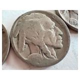 Lot of 12 Buffalo Nickels Assorted Dates Lot of 12 Buffalo Nickels Assorted Dates
