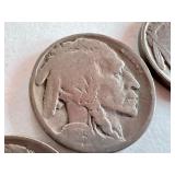 Lot of 12 Buffalo Nickels Assorted Dates Lot of 12 Buffalo Nickels Assorted Dates
