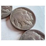 Lot of 12 Buffalo Nickels Assorted Dates Lot of 12 Buffalo Nickels Assorted Dates