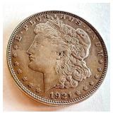 1921 Morgan Silver Dollar Coin 1921 Morgan Silver Dollar Coin