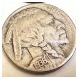 Lot of 10 Vintage US Coins - Barber Dime, Indian Head Cents, Buffalo Nickels Lot of 10 Vintage US Coins - Barber Dime, Indian Head Cents, Buffalo Nickels
