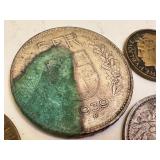 Collection of 11 Foreign Circulated Coins including European and World Types Collection of 11 Foreign Circulated Coins including European and World Types