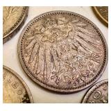 Collection of 11 Foreign Circulated Coins including European and World Types Collection of 11 Foreign Circulated Coins including European and World Types