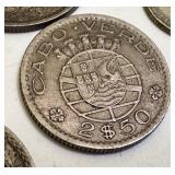 Collection of 11 Foreign Circulated Coins including European and World Types Collection of 11 Foreign Circulated Coins including European and World Types