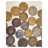 Collection of 26 Vintage German and Polish Circulated Coins Collection of 26 Vintage German and Polish Circulated Coins