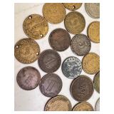 Collection of 26 Vintage German and Polish Circulated Coins Collection of 26 Vintage German and Polish Circulated Coins