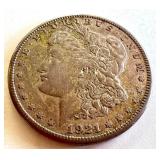 1921-S Morgan Silver Dollar Coin 1921-S Morgan Silver Dollar Coin