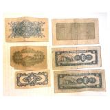 Assorted Vintage Chinese and Japanese Currency Notes - Circulated Condition Assorted Vintage Chinese and Japanese Currency Notes - Circulated Condition