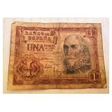 Collection of Vintage World Banknotes Including Spain, Brazil, and China Collection of Vintage World Banknotes Including Spain, Brazil, and China