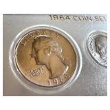 1964 US Coin Set in Whitman Holder - Kennedy Half Dollar, Quarter, Dime, Nickel, Penny 1964 US Coin Set in Whitman Holder - Kennedy Half Dollar, Quarter, Dime, Nickel, Penny