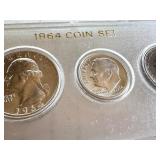 1964 US Coin Set in Whitman Holder - Kennedy Half Dollar, Quarter, Dime, Nickel, Penny 1964 US Coin Set in Whitman Holder - Kennedy Half Dollar, Quarter, Dime, Nickel, Penny
