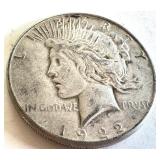 Pair of 1922 Peace Silver Dollars Pair of 1922 Peace Silver Dollars