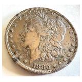1880 Morgan Silver Dollar Coin - Circulated Condition 1880 Morgan Silver Dollar Coin - Circulated Condition