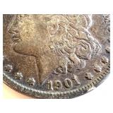 1901-O Morgan Silver Dollar Coin 1901-O Morgan Silver Dollar Coin