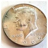 Set of 4 Circulated Kennedy Half Dollar Coins 1965-1967 Set of 4 Circulated Kennedy Half Dollar Coins 1965-1967