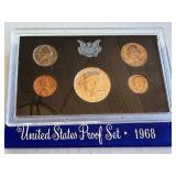 1968 United States Proof Coin Set in Original Case 1968 United States Proof Coin Set in Original Case