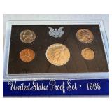 1968 United States Proof Coin Set in Original Case 1968 United States Proof Coin Set in Original Case