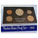 1968 United States Proof Coin Set in Original Case 1968 United States Proof Coin Set in Original Case