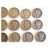 Lot of 20 Circulated Mercury Dimes Assorted Dates Lot of 20 Circulated Mercury Dimes Assorted Dates